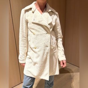 Agnès B faux fur coat